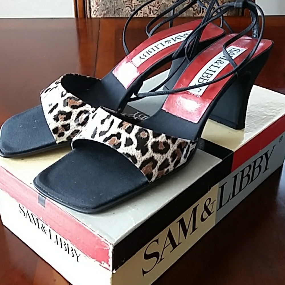 Sam & Libby Leapored Print Heels